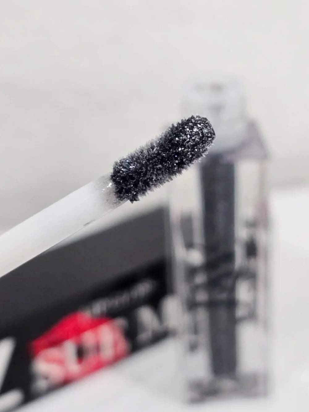 Sue More Lip Gloss & Eye Shadow Silver Shimmer Dual‑Use Long‑Wear Formula NWT